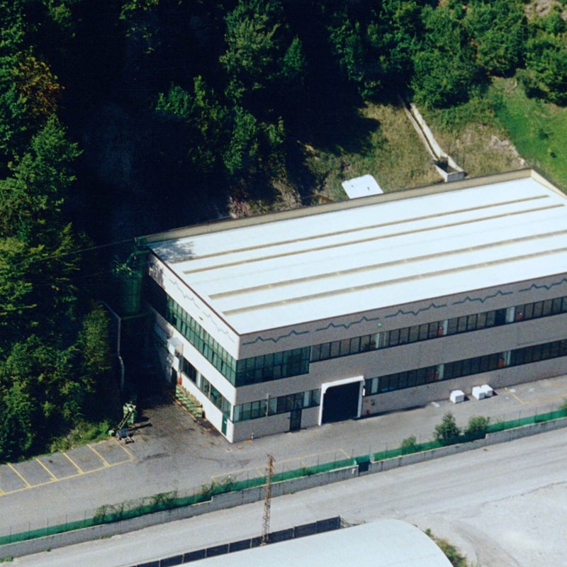 Der Hauptsitz von Gabrieli srl in Vestone, Brescia in Italien